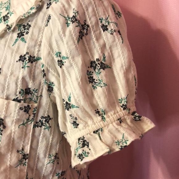 Pilcro Keira Collared 100% Cotton Button Up Blouse - Picture 5 of 8